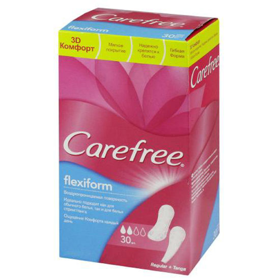 Прокладки жіночі гігієнічні Carefree Flexi Form (Кефрі Флексі Форм) №30